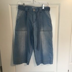 DeJa Bleu  Capri Jeans Faded Blue Size 8